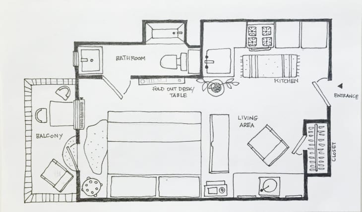 Studio Apartment Plan Examples