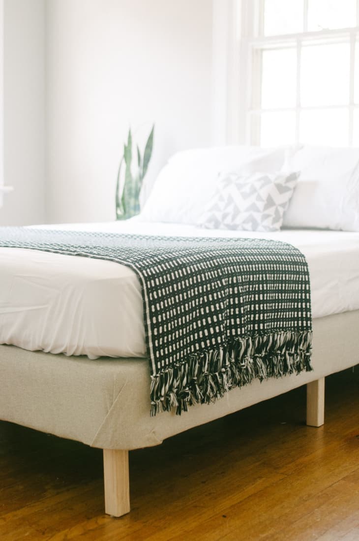 Try This DIY Project! Turn an Old Box Spring Mattress into Stand Alone
