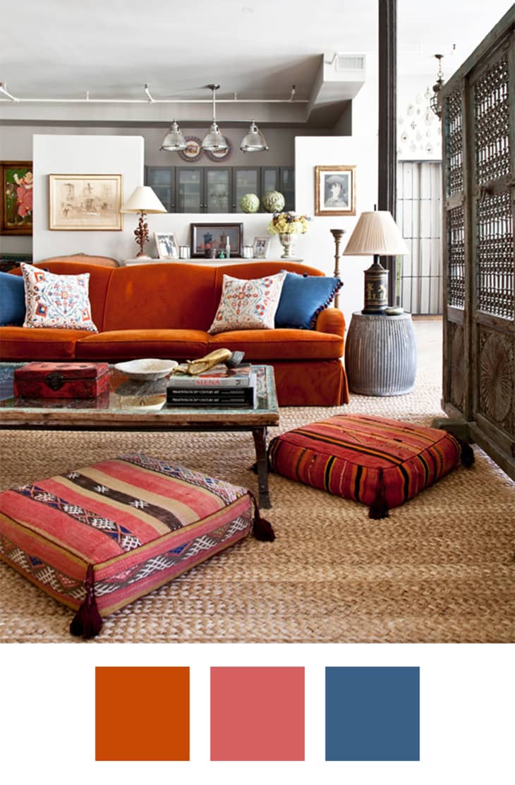 Colors That Go With Orange How To Make Them Work Apartment Therapy