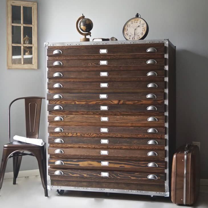 Get It For Less: Vintage Industrial Flat File Cabinet | Apartment Therapy