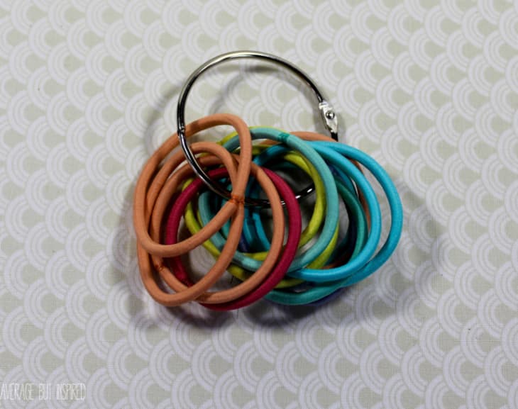 how to put your hair ties on a storage spiral｜TikTok Search