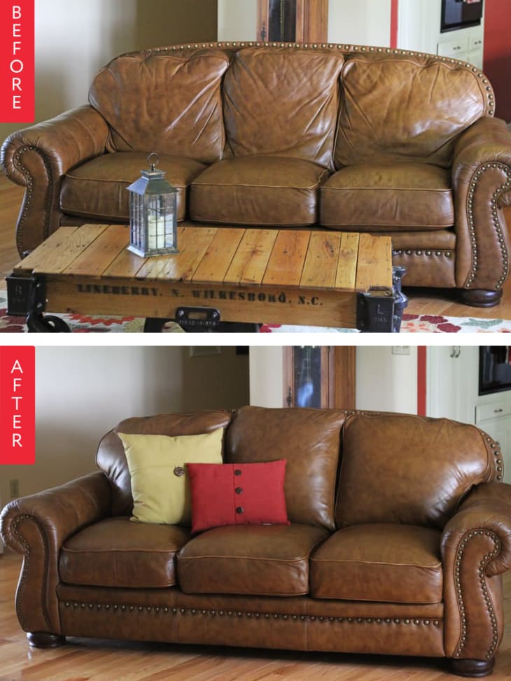 How to make an old couch new again for $10 – Living Rich on Less