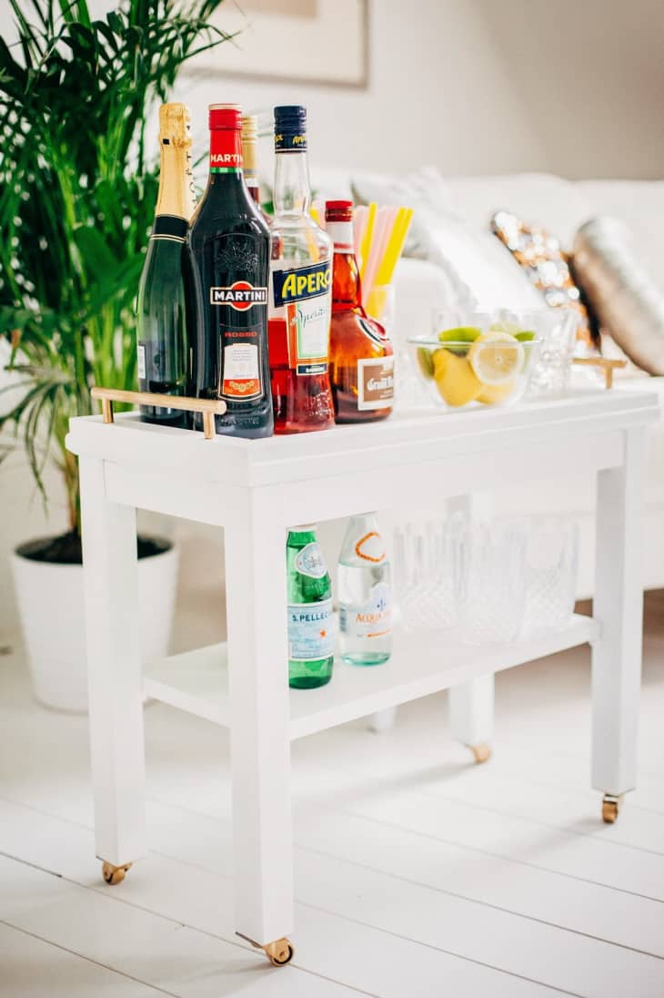 The Best Hack For An Amazing DIY Ikea Bar Cart - Sonata Home Design