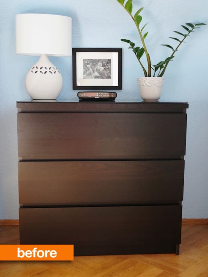brown ikea malm dresser IKEA MALM / STORKLINTA bedroom furniture, set of 4, dark brown veneer/dark brown oak effect, Full