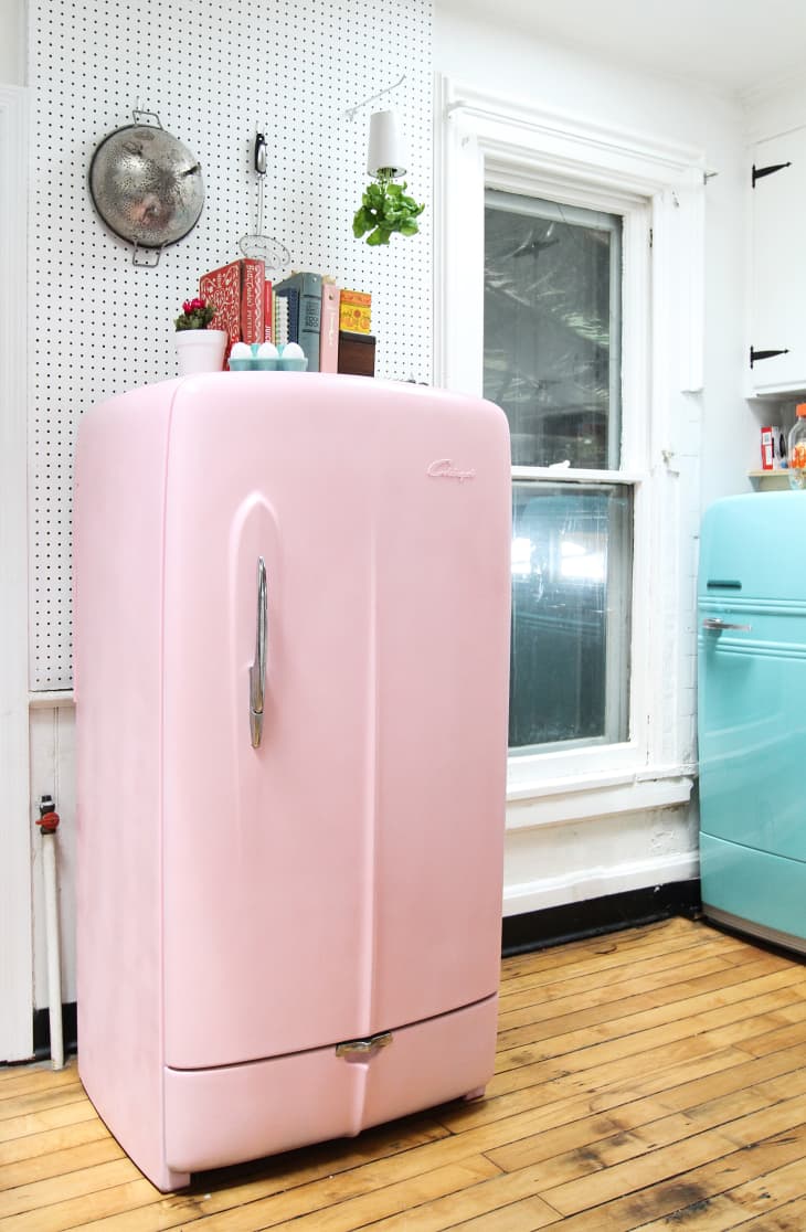 Before and After Refrigerator Makeover