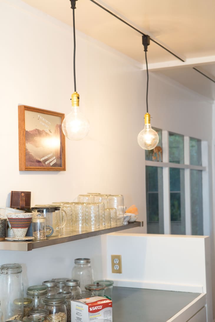 DIY Kitchen Track Lighting  Solution Apartment  Therapy 