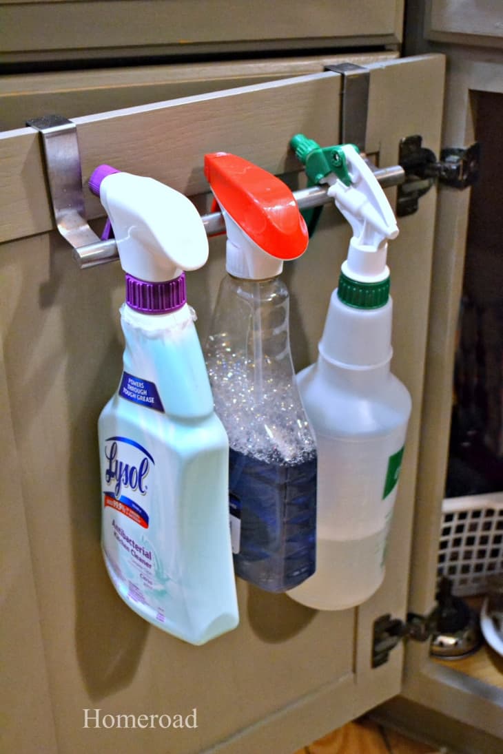 The Best Ways to Organize Under the Kitchen Sink  Blue i Style - Creating  an Organized & Pretty, Happy Home!