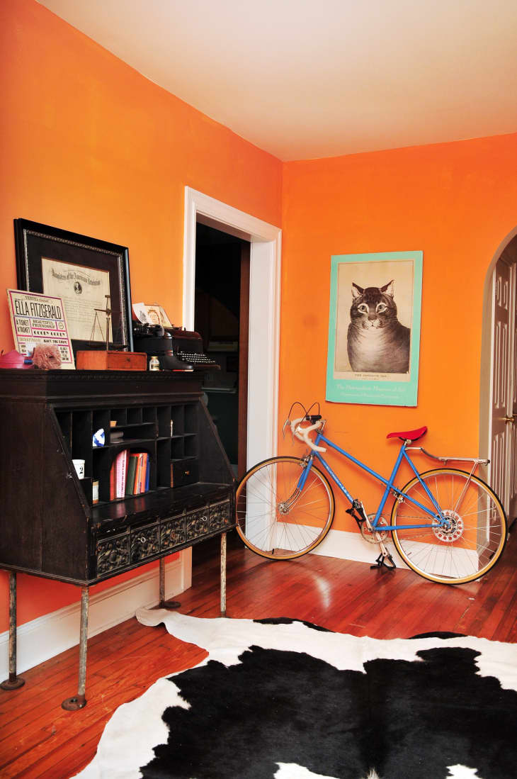 paint colors valspar bold orange bright living brights walls rooms bedroom apartmenttherapy pretty painted colorful dining apartment therapy colored holley