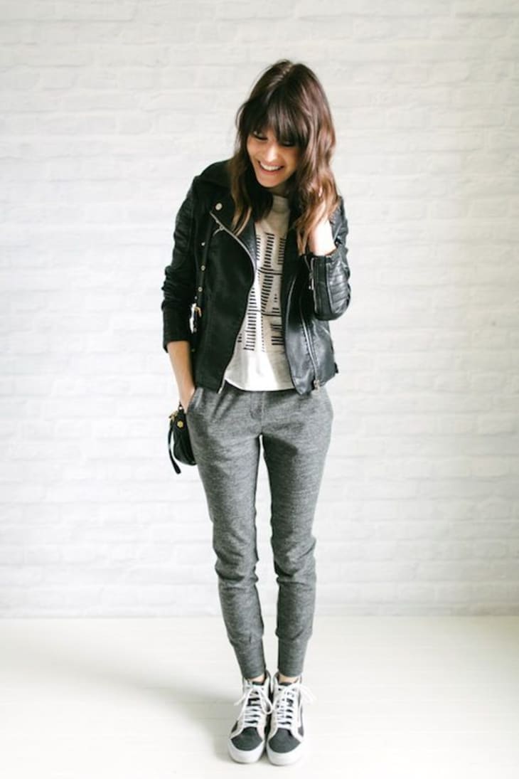 Six Ways To Style Joggers For Cold Weather - Stitch & Salt