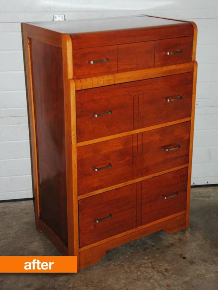 Before & After: An Art Deco Dresser Is Restored to Its Former Glory |  Apartment Therapy