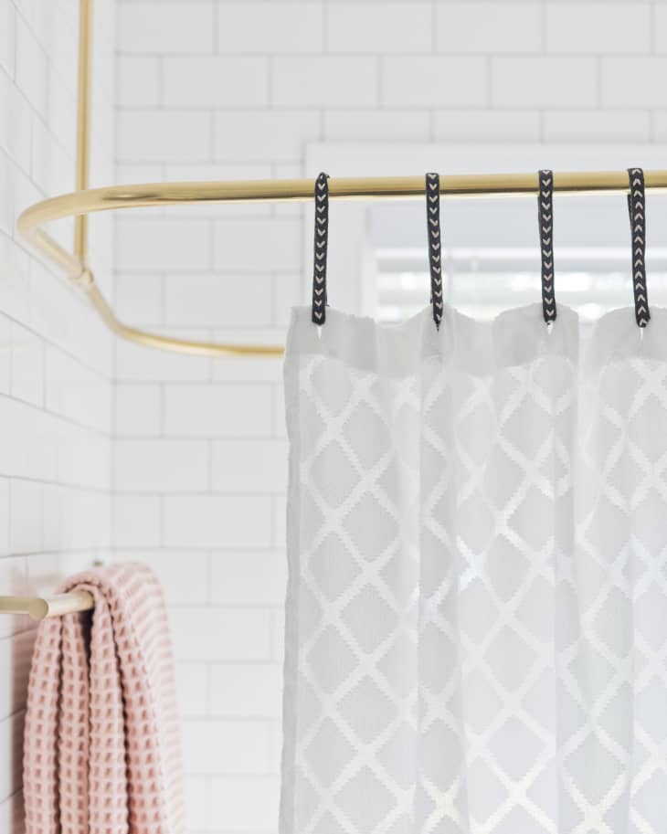 Change the Length of a Shower Curtain With These Alternatives to