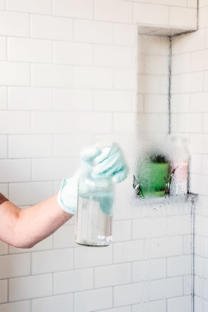 How to Use Rinse Aid to Clean Shower Glass | Apartment Therapy