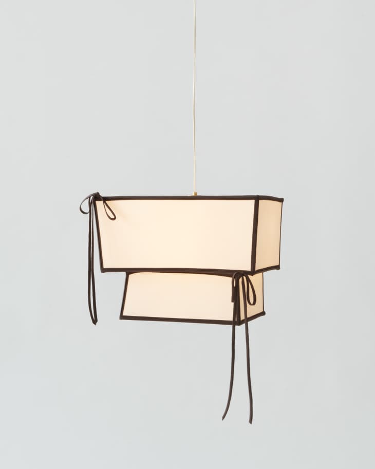 Box-like pendant light designed by Eny Lee Parker