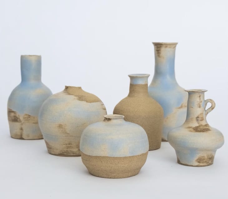 People's Pottery Project bud vases