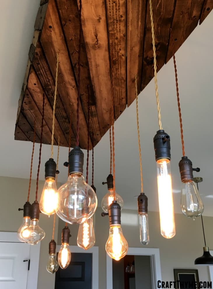 How To Transform Vintage Finds Into Light Fixtures Apartment Therapy