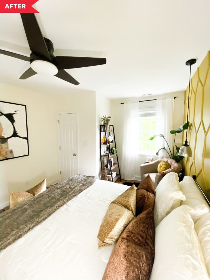 Before and After: A Bedroom Redo with a Unique DIY Budget ...
