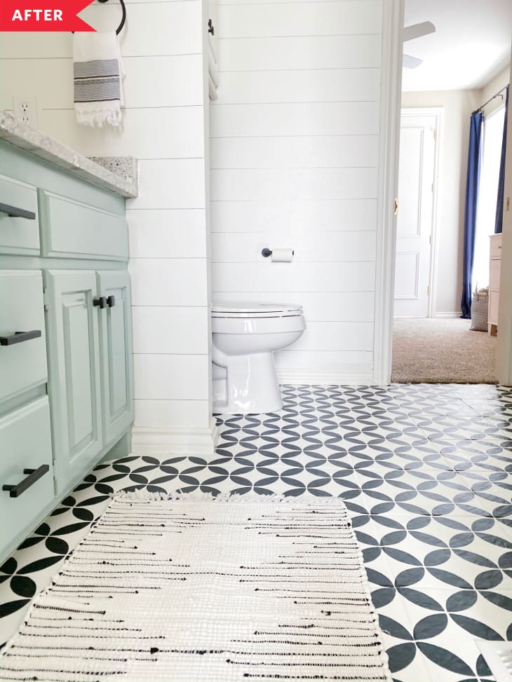How To Paint A Tile Floor Apartment Therapy