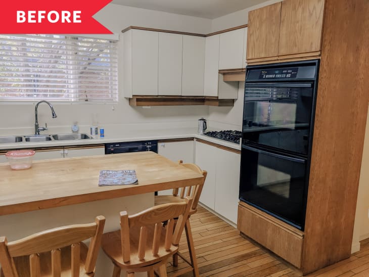 A Townhouse Kitchen with Builder-Grade Features Gets a Fresh Makeover