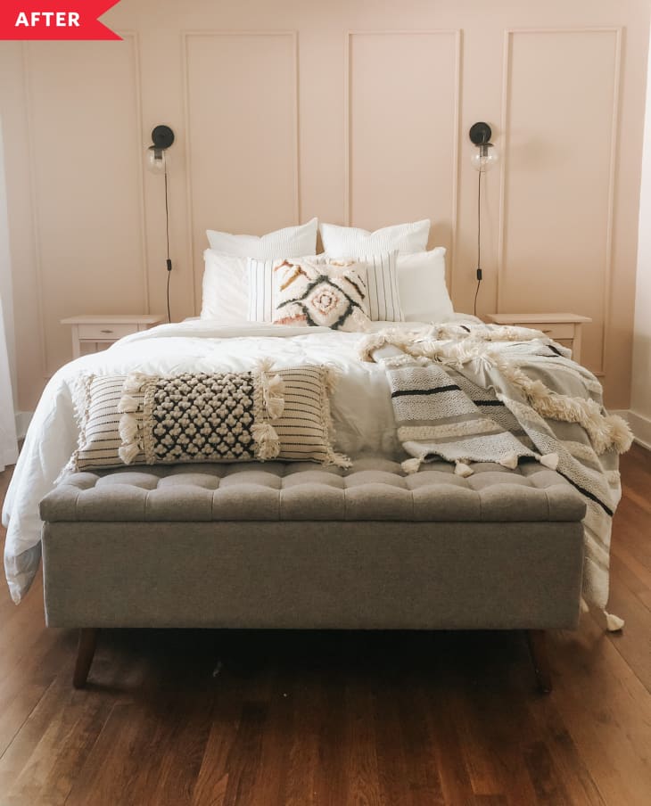 Boho Bedroom Redo - Budget Bedroom Makeover Before and ...