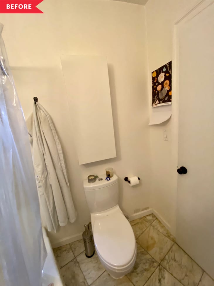 400 Patterned Bathroom Redo Budget Bathroom Refresher