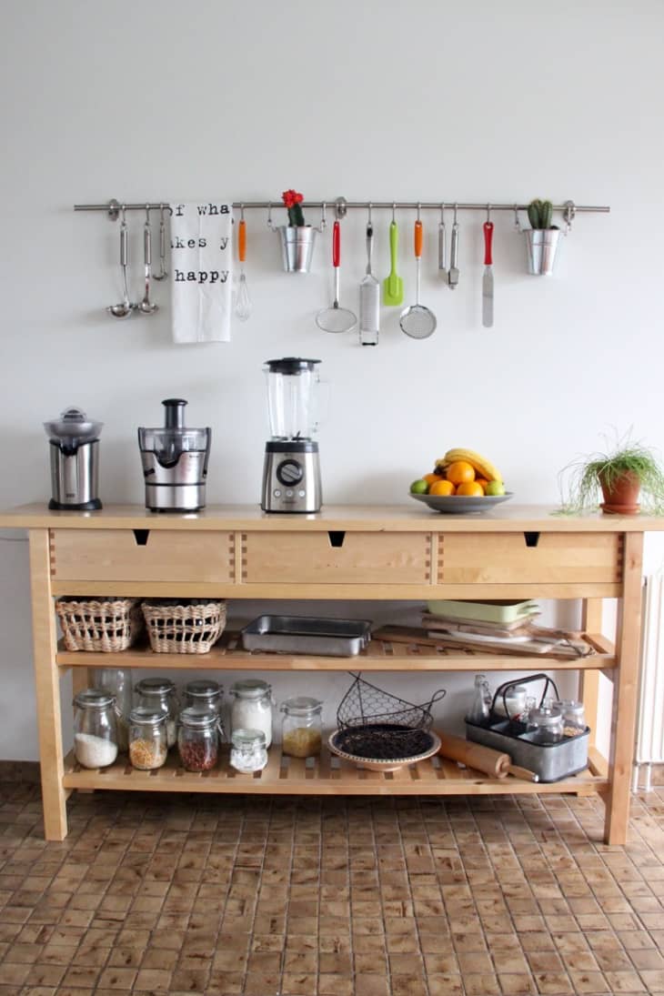 Tentative name Tochi tree Garbage can 11 IKEA Hacks for Small Kitchens - How to Hack IKEA For Kitchen Storage |  Apartment Therapy