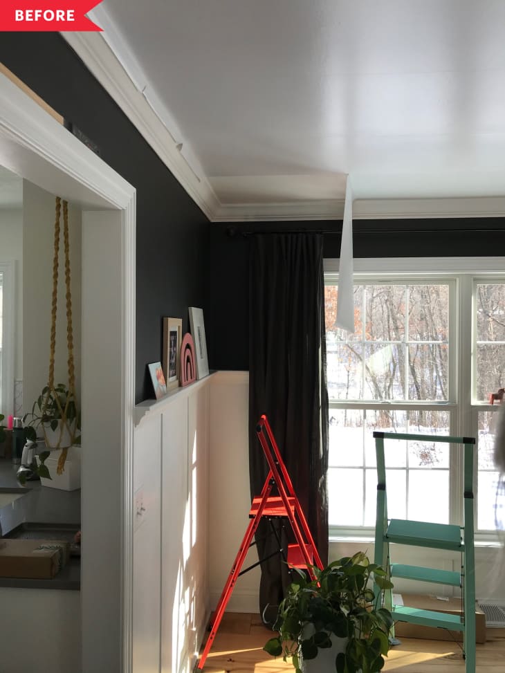 Renter Friendly Ceiling Mural Diy Project Apartment Therapy