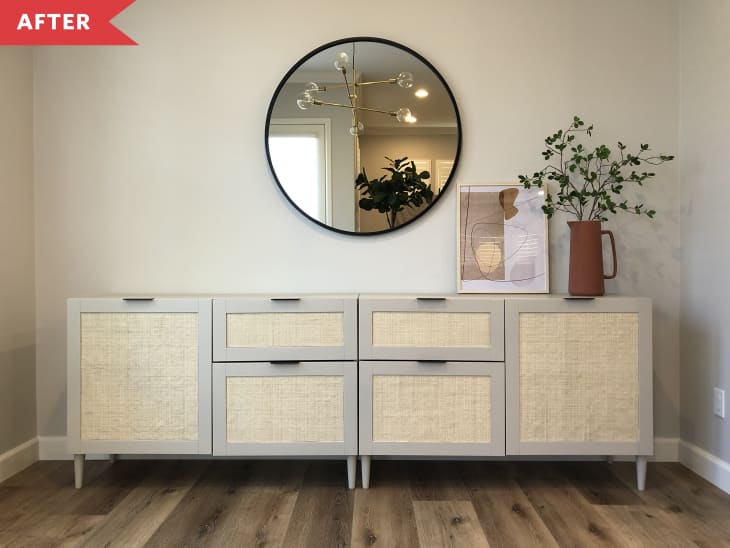 Ikea Besta Tv Stand Caned Drawer Hack Apartment Therapy With the besta storage planner, you can design your own tv furniture best suited for you. ikea besta tv stand caned drawer hack