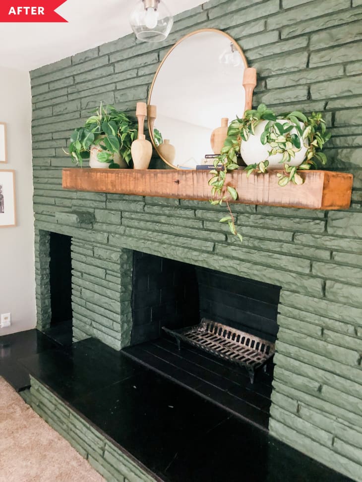 DIY Budget Fireplace Upgrade Apartment Therapy