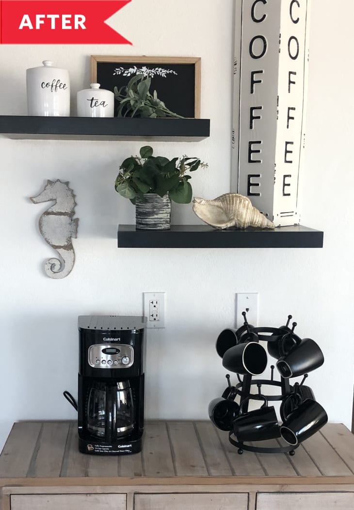 After: Coffee station