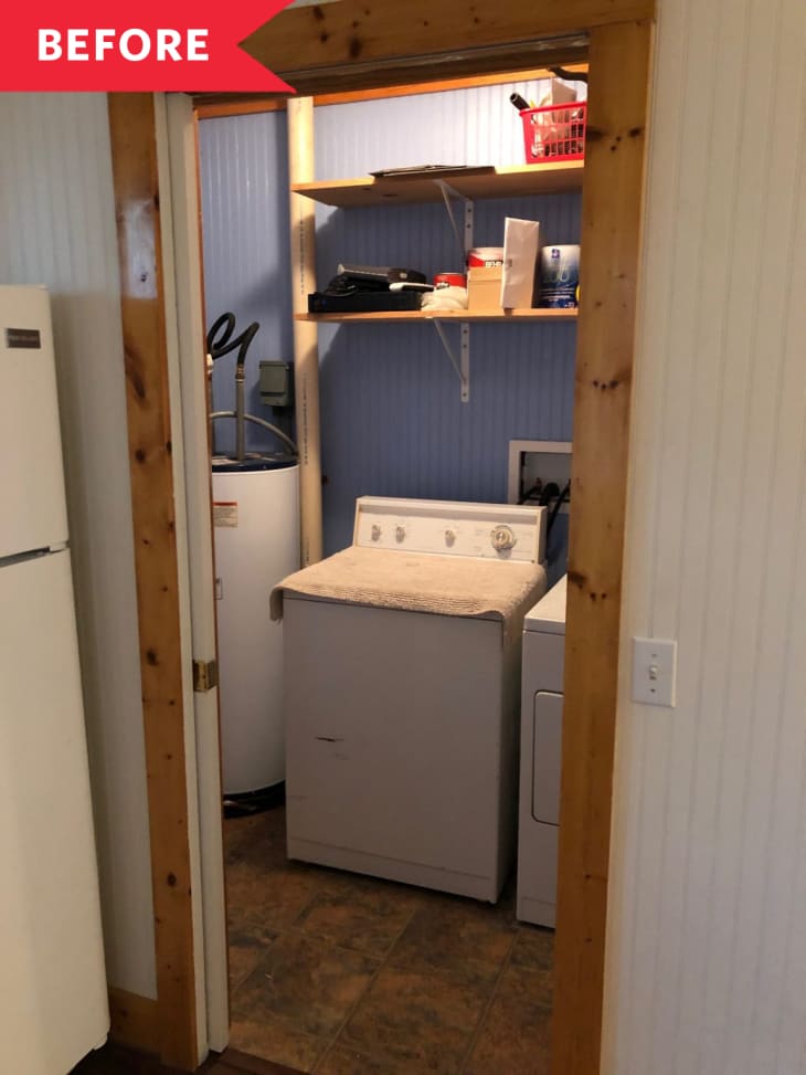 Stylish Neutral Laundry Room Idea - $1,500 Laundry Room Refresh | Apartment  Therapy