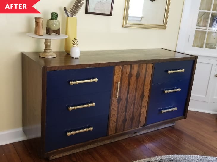 This Beat Up $17 Goodwill Dresser Is Now a Statement Piece | Apartment  Therapy