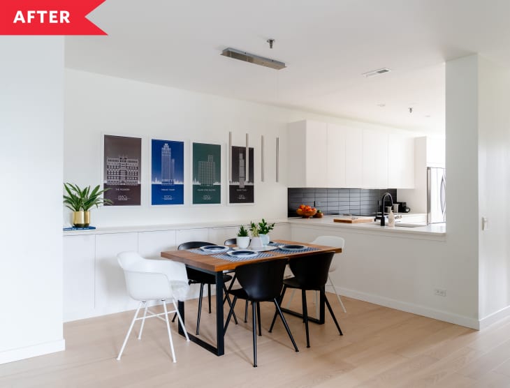 Modern Black and White Kitchen Renovation - Before and After ...