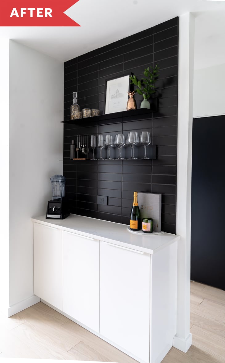 Modern Black and White Kitchen Renovation - Before and After ...