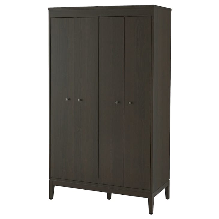 IKEA IDANAS wardrobe in black-brown finish