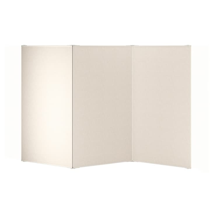 VARHAUG Room divider, beige, 95 1/4x61 3/4 "