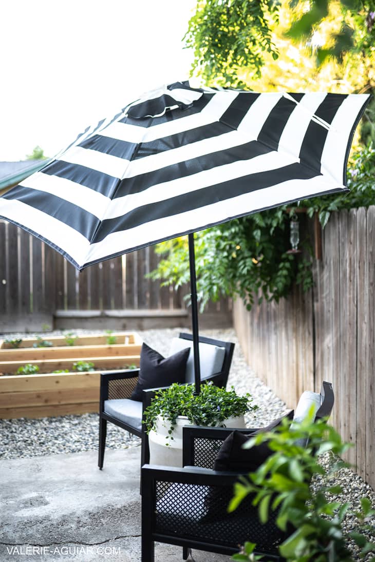 Outdoor IKEA hack: DIY Umbrella Stand Planter