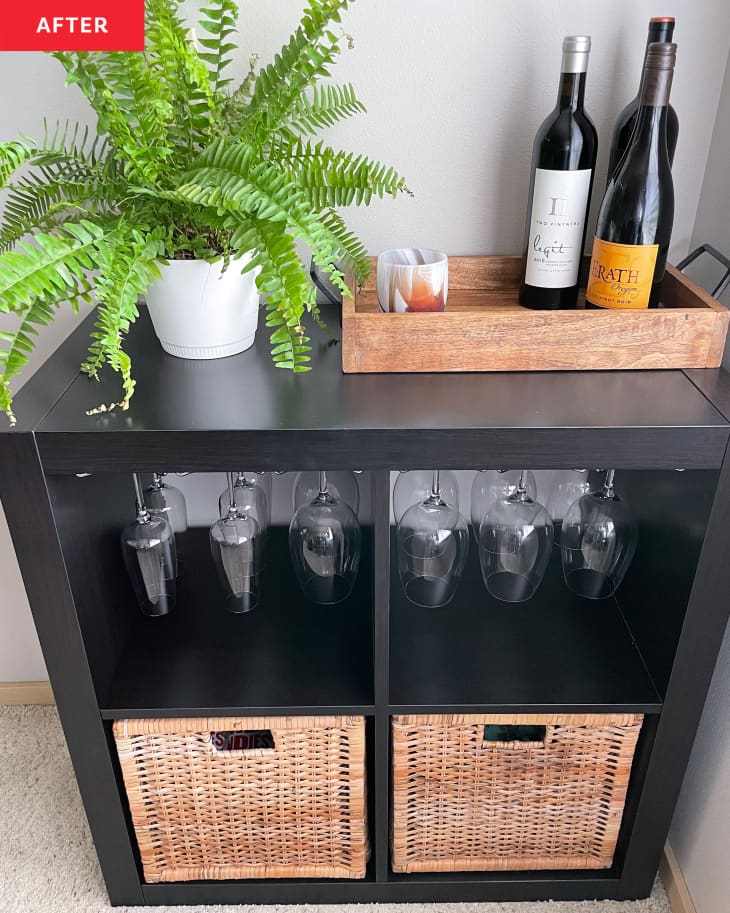 Wine Glass Rack Ikea Ikea Kitchen Glass Hanger Install A Wine Glass Rack:  Simple