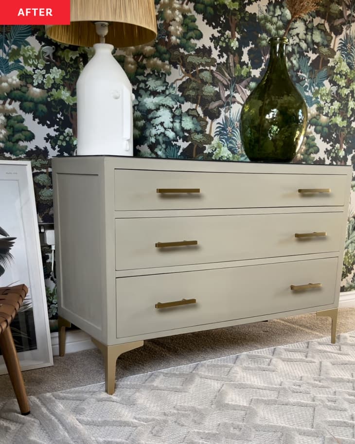 See a Secondhand Painted Dresser's $30 Modern Makeover | Apartment Therapy