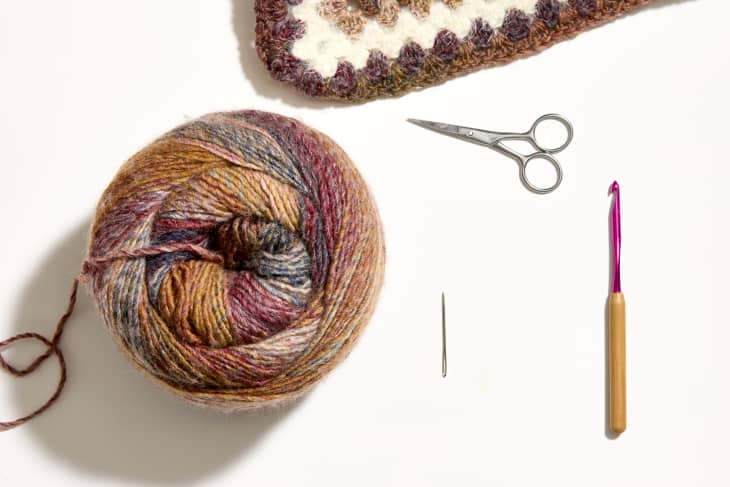 Tools needed to crochet: crochet hook, yarn, scissors, needle