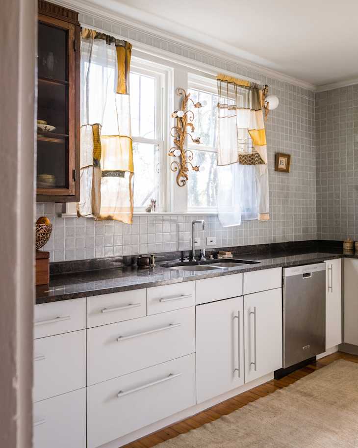 Curated visual reference: Apartment Makeover With A Conscience Reference: This Kitchen Makeover Is Art Forward And Waste Conscious