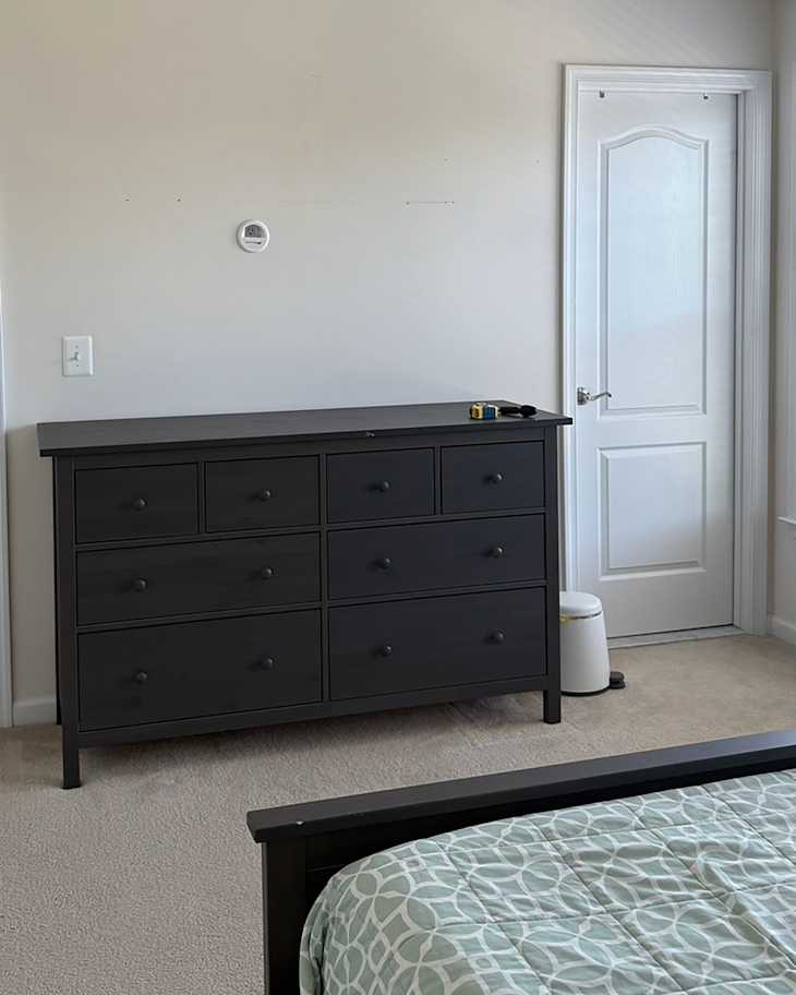 princess polly baby blue dress ✨ SOLD ✨ , 8 Drawer Dresser, Painted in Jet Black by Melange , New Hardware  , Dimensions , L 56
