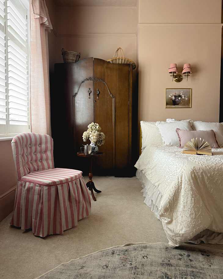 Cozy Guest Bedroom Makeover: DIY Warmth Through Paint and Sewing