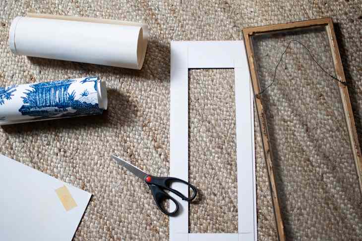 I Added Wallpaper to My Picture Frame — Here’s How It Went | Apartment
