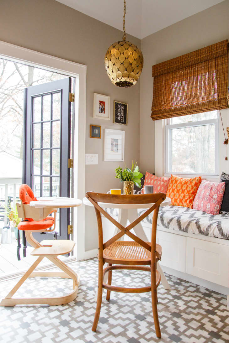 Extend your kitchen space with a cozy, multipurpose breakfast nook