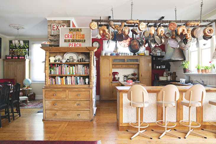 Kitchen Hanging Pan Storage Stand With Hook