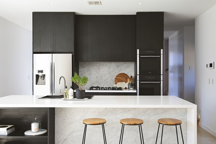 Black and White KItchen Design - Contemporary - kitchen - Gluckstein Home