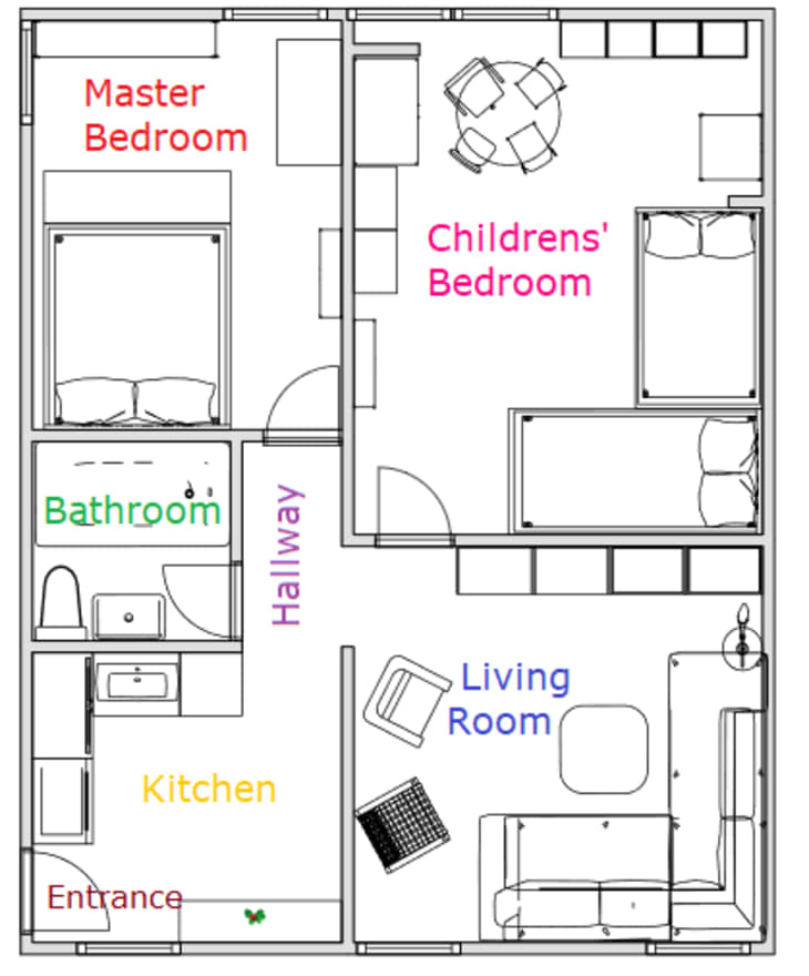 Family Of 6 In 675 Square Feet Apartment Therapy