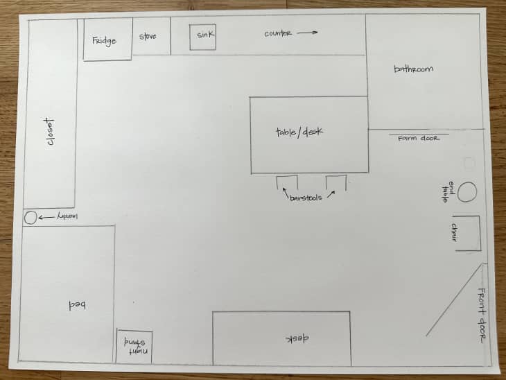Floor plan of san francisco apartment
