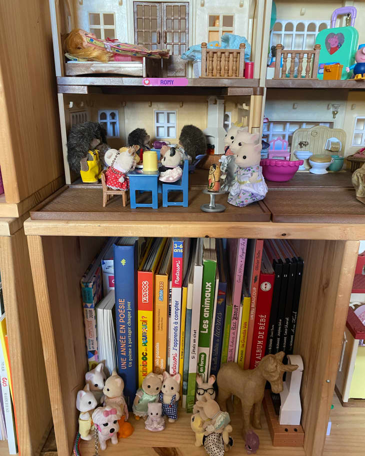 Kids bookshelf.