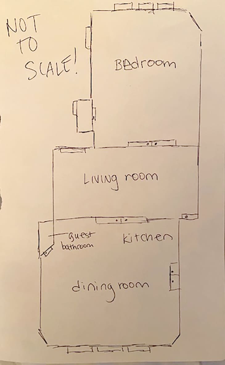 brooklyn brownstone parlor-floor apartment floor plan